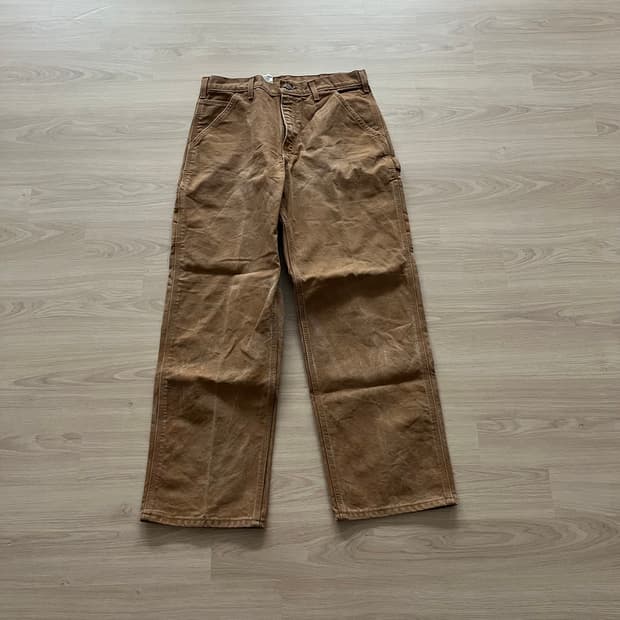 [32X30] 빈티지 usa 칼하트 카펜터팬츠 브라운
