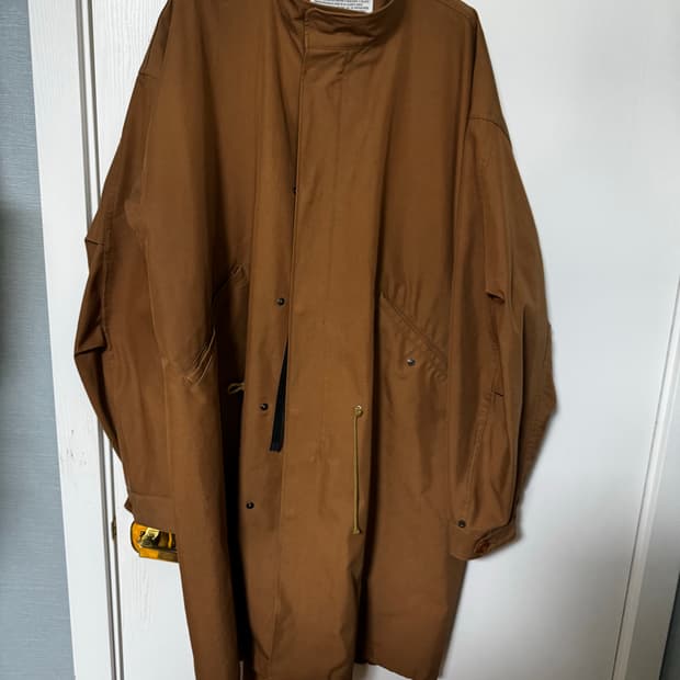 유니폼 브릿지 피쉬테일 파카 브라운 XL