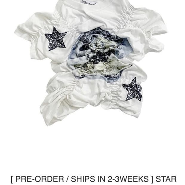604service star shirring top
