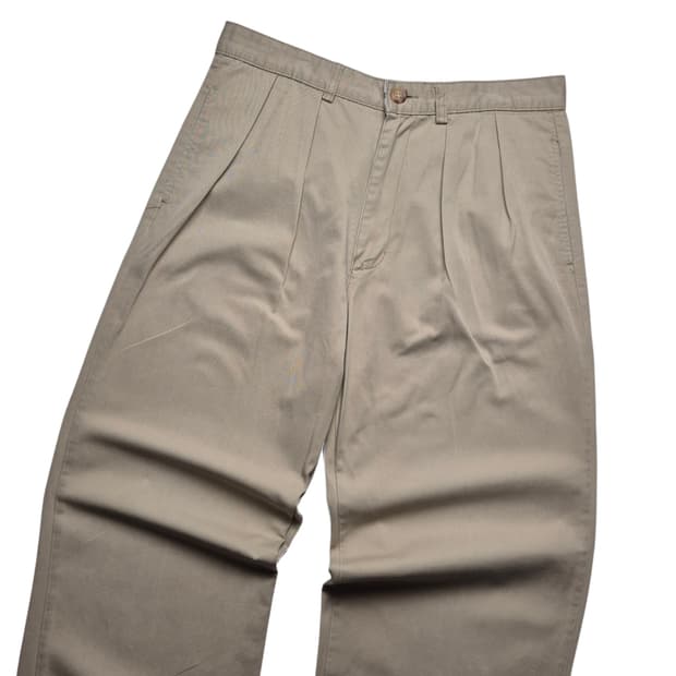 [31] 폴로 랄프로렌 90s 투턱 치노팬츠 베이지