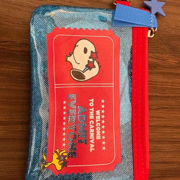 빈티지 스누피 미니파우치