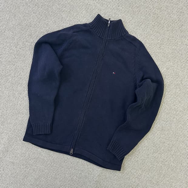 M 타미힐피거 니트 집업 0428D