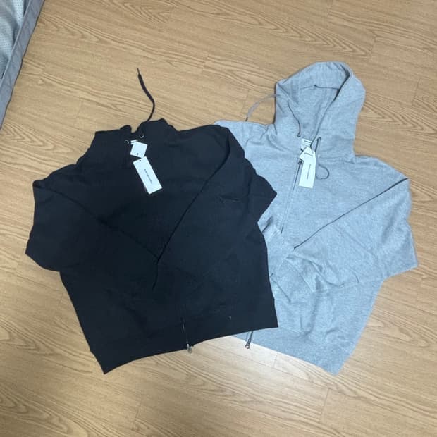 후드집업 블랙 그레이 일괄 새옷