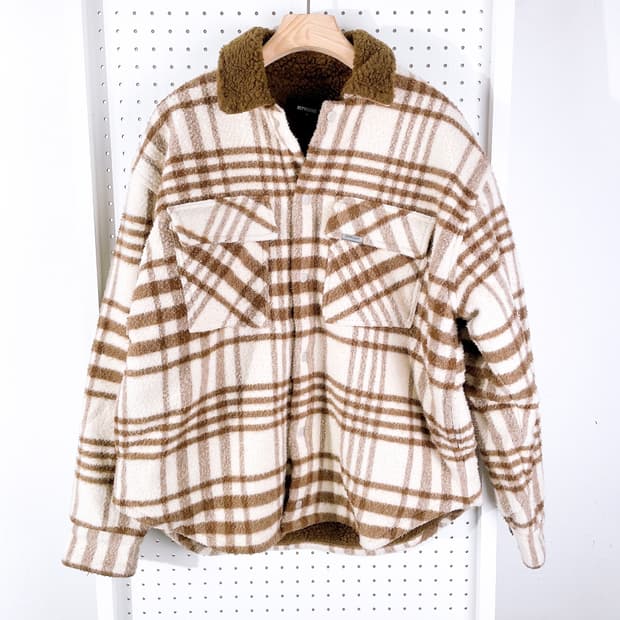 (정품/새상품) REPRESENT 리프레젠트 남성 체크 셔츠 자켓