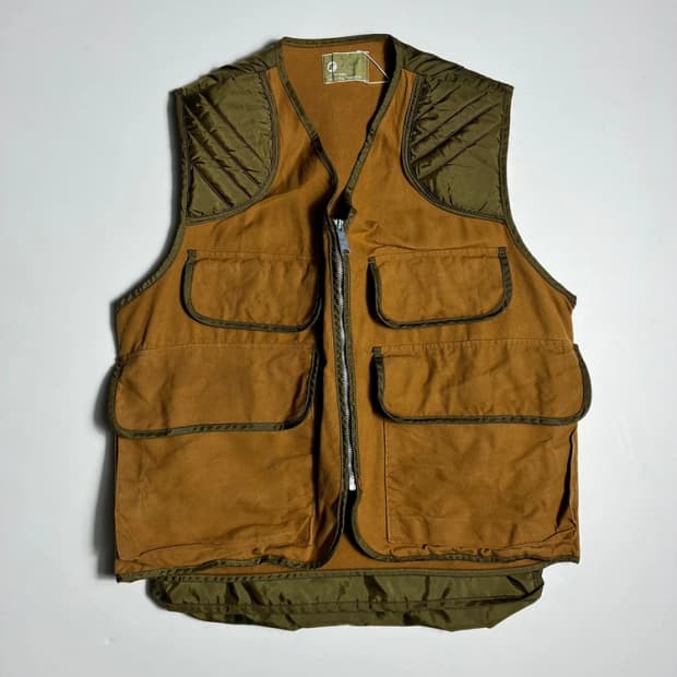 JC Penney 빈티지 헌팅 조끼 베스트 R2679
