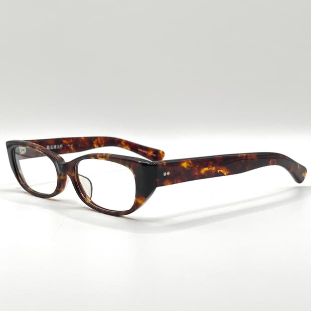 銘品晴夫作 하루오사쿠 뿔테 안경