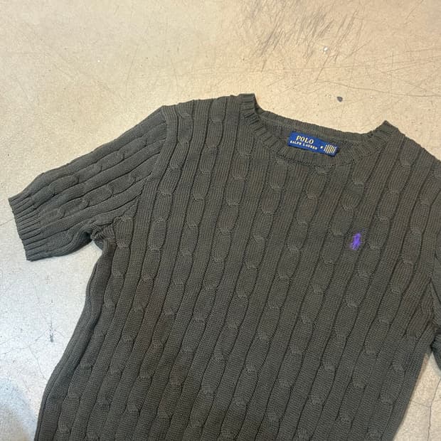 M 폴로랄프로렌 여성용 반팔 니트 