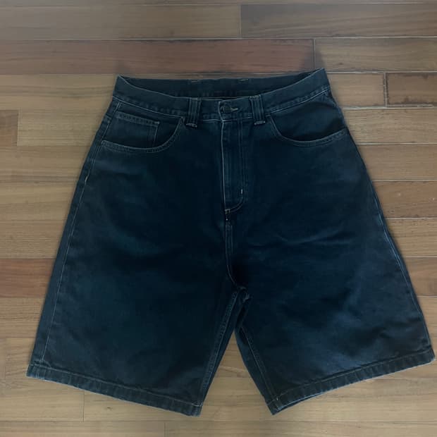 칼하트 wip 브랜든 쇼츠 데님 M
