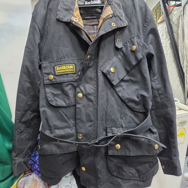 바버   인터네셔날   블랙 자켓