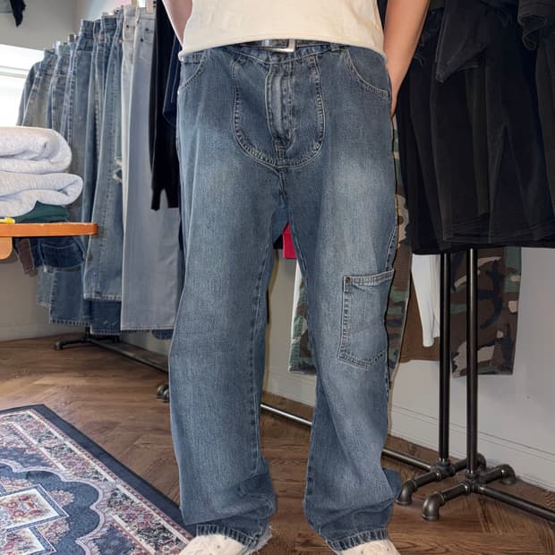 90-00’s Armani Jeans pocket detail denim