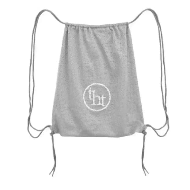 쓰리타임즈 메쉬 백팩 짐색 그레이