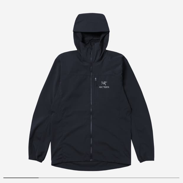 아크테릭스 스쿼미시 후디 블랙 사파이어 (XL size) 