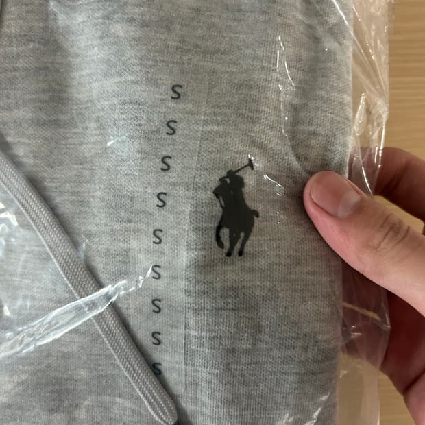 폴로 후드티(그레이)