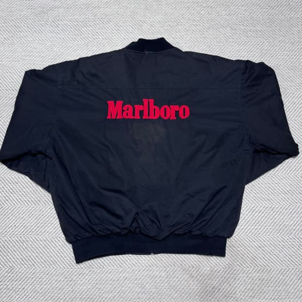 (XXL) 90s 빈티지 말보로 리버시블 봄버 자켓