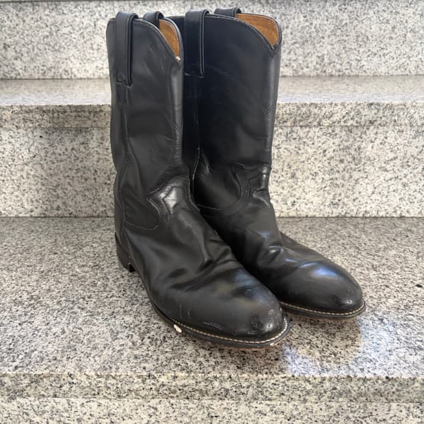 저스틴 justin 웨스턴 부츠 9B 사이즈
