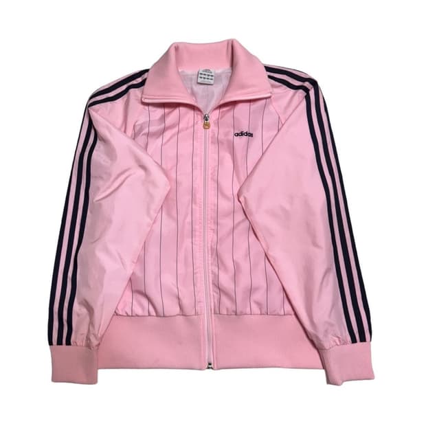 00’s 희귀 아디다스 일본 빈티지 🍓딸기우유🍓스트라이프 트랙탑 자켓