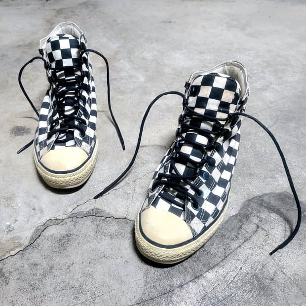 ♤필독♤ 넘버나인 체커보드 하이탑 스니커즈 250-255