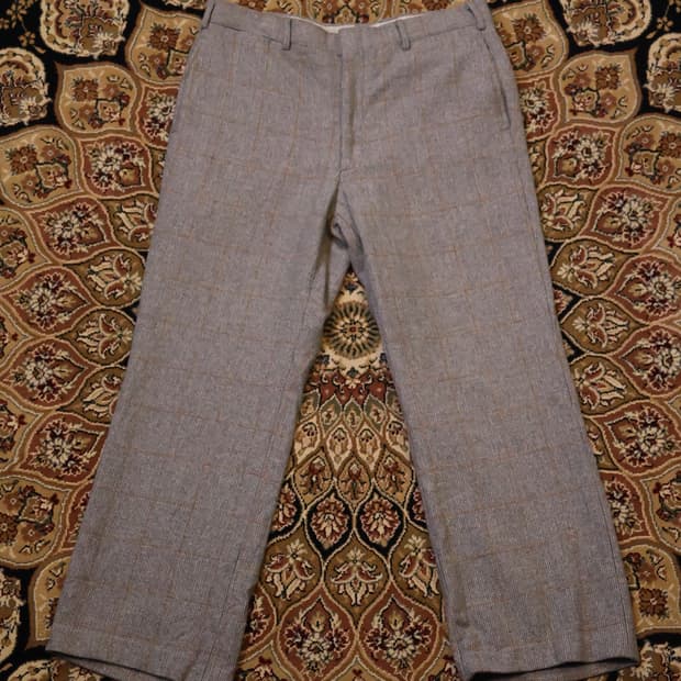 70s 빈티지 플래어 울 팬츠 32/27 made in usa