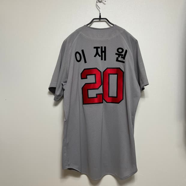 sk와이번스 이재원 20번 야구 유니폼 그레이 105