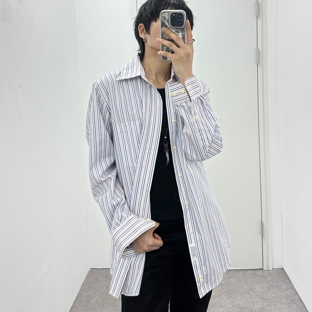 KIRKLAND stripe blue pink shirts