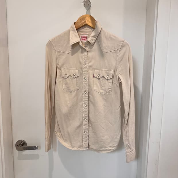 리바이스 웨스턴 셔츠 S