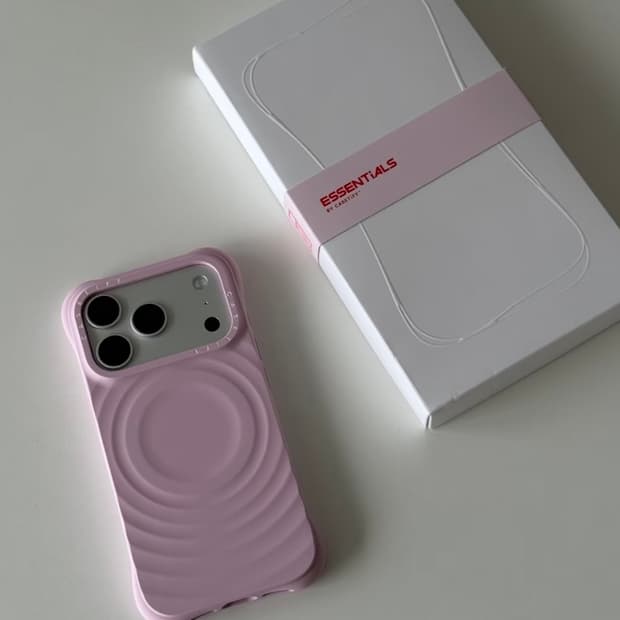 케이스티파이 아이폰 17 프로 리플 케이스 프림로즈 핑크