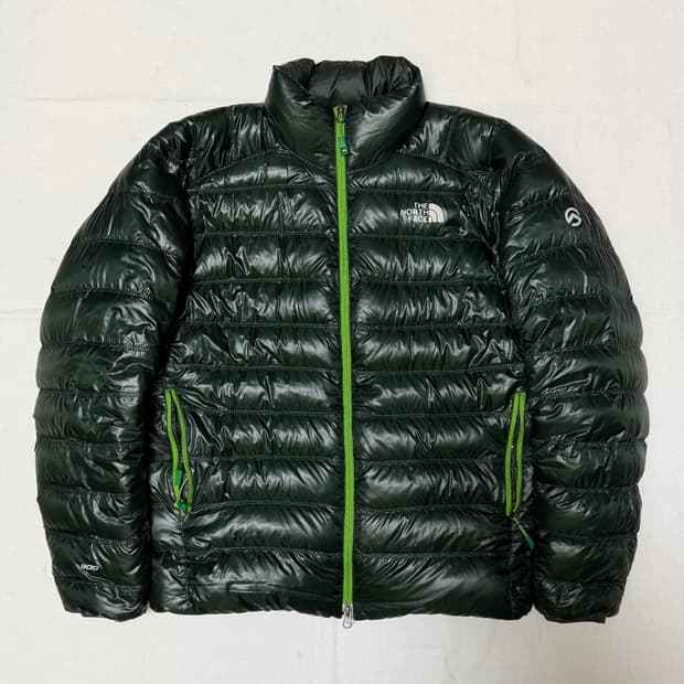 유일) 노스페이스 900필 디에즈 구스다운 경량패딩 에메랄드