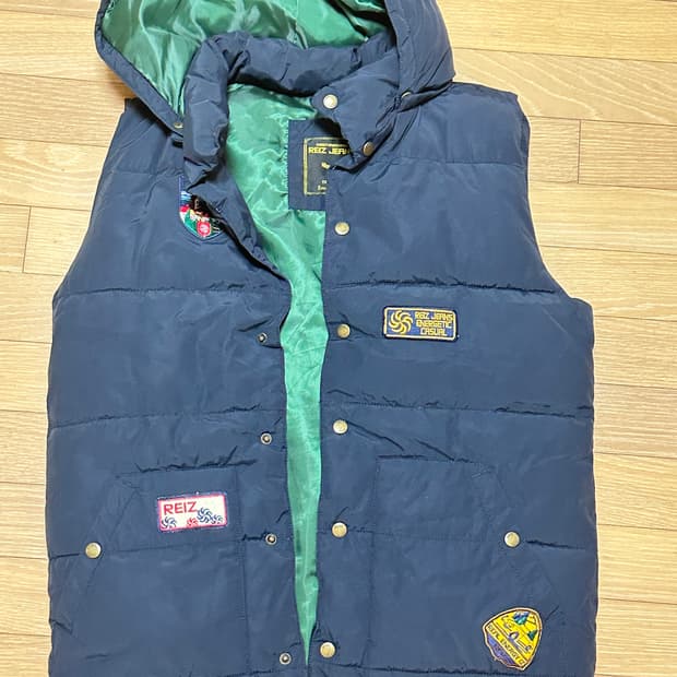 Reiz jeans 패딩조끼 105