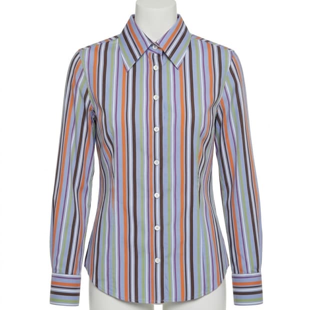 Etro 에트로 블루 스트라이프 셔츠