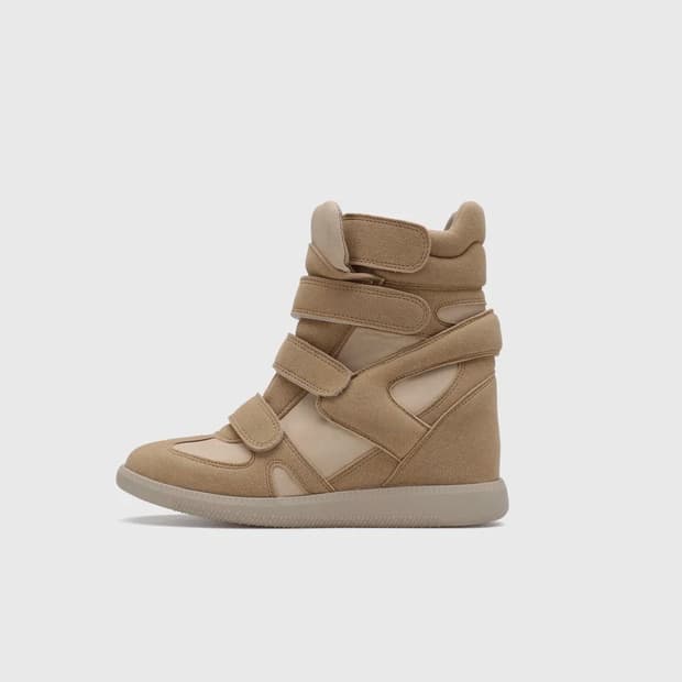 웨지 스니커즈(베이지)