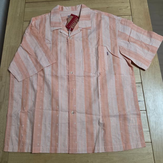 새상품 105 mbbcar 반팔 셔츠 스트라이프