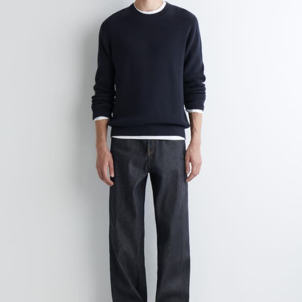 코스 남성 RIDER 로 셀비지 스트레이트 레그 진