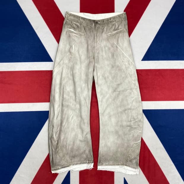 빈티지 때워싱 벌룬팬츠 XL