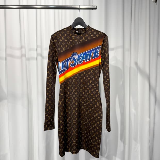 [정품] 루이비통 버질아블로 모노그램 저지 핏 드레스 XS사이즈