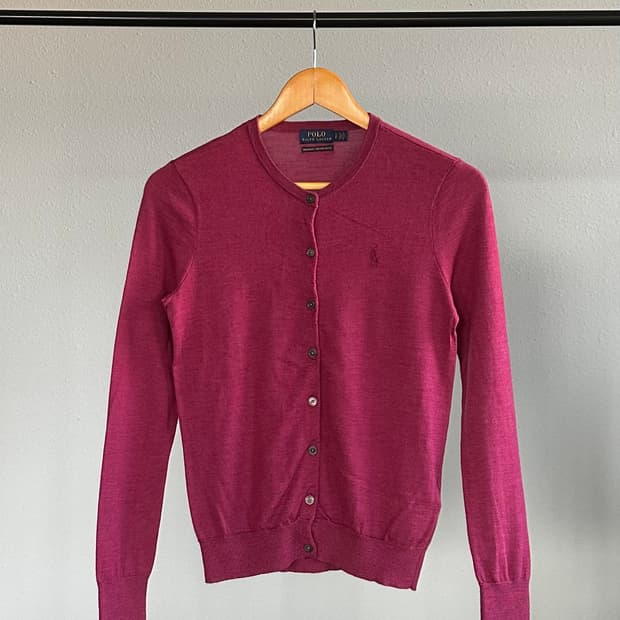 [S]폴로 랄프로렌 메리노 울 니트 가디건