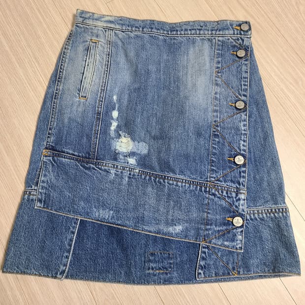 비비안웨스트우드 데님스커트 미디기장 27