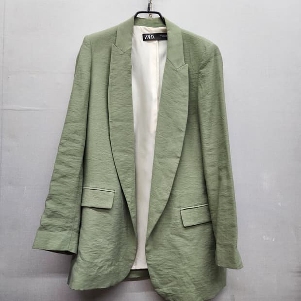 자라 ZARA 비스코스 소재 오픈 블레이저 자켓XS(S)