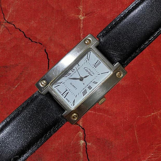 CARTIER 7-80s 까르띠에 빈티지 스퀘어 쿼츠 시계