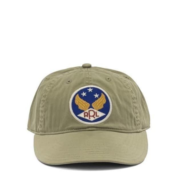 RRL 더블알엘 가먼트 다잉 트윌 볼캡 그린