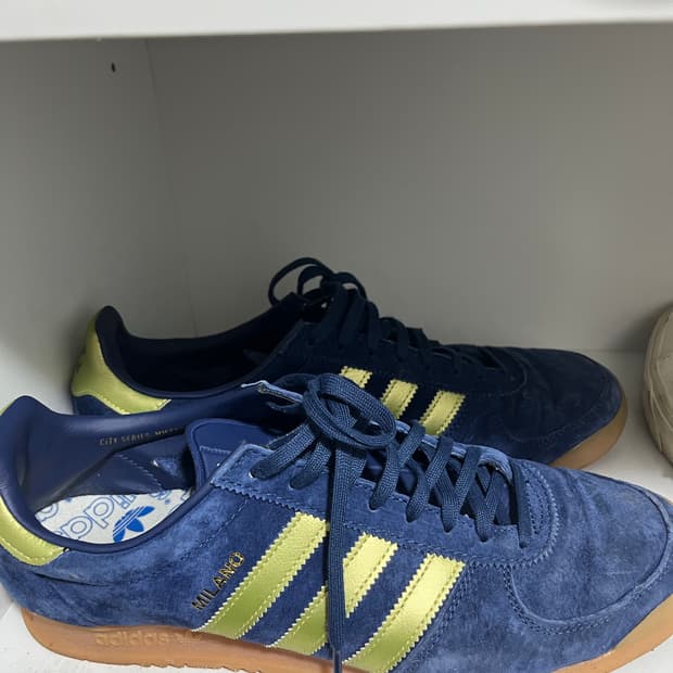 아디다스 밀라노 Adidas Milano OG Navy Gold - Si