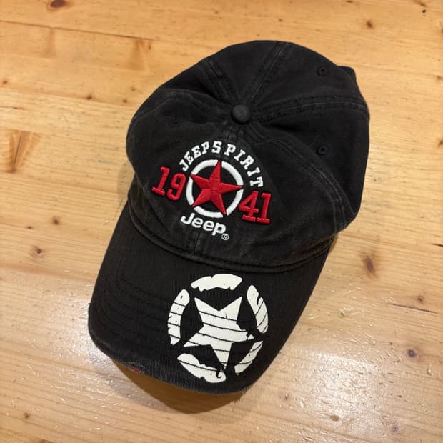 지프 y2k 로고 볼캡