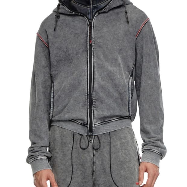 디젤 페이디드 후드집업