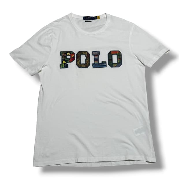 ‼️ 정품 인증 Polo Ralph Lauren L 레터링 반팔티 ‼️