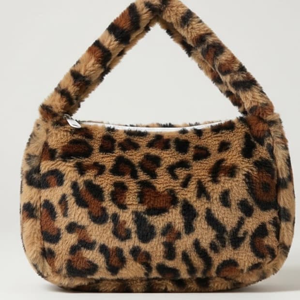 패션 호피무늬 핸드백 (새상품)