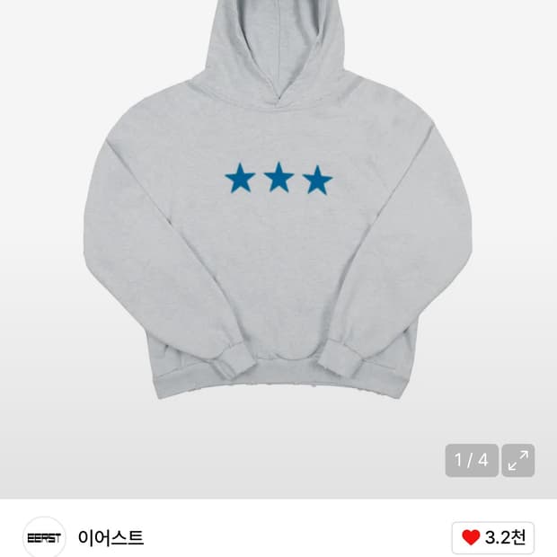 EERST star hoodie (M)