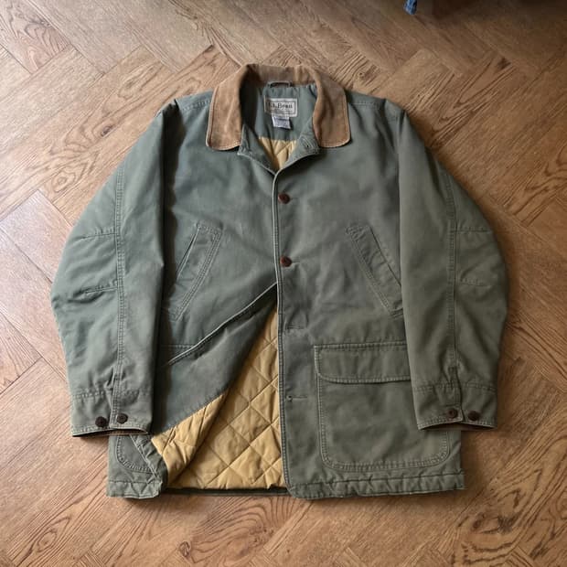 [M]엘엘빈 USA 신슐레이트 퀼팅 라이닝 헌팅자켓