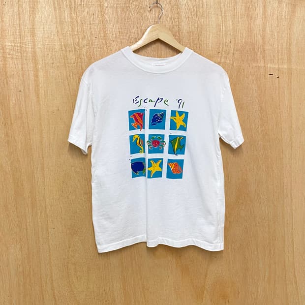 90s tropical fish t-shirt 90년대 열대어 티셔츠