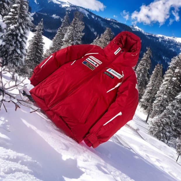 데상트 아우디 스키 구스다운 패딩 대장급 XL