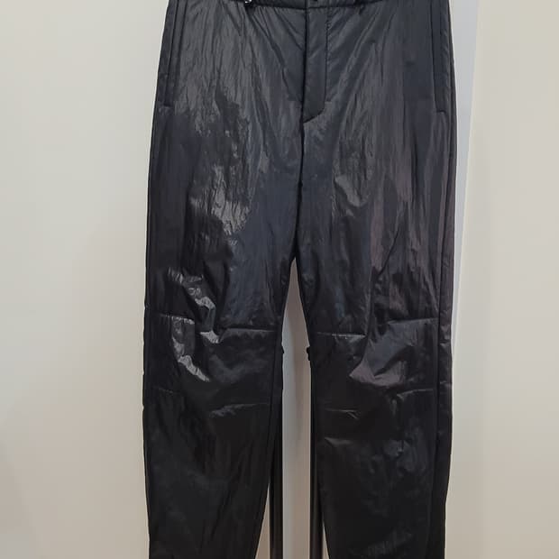 그로브 블랙 패딩 조거 팬츠 프리사이즈