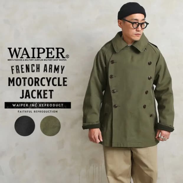WAIPER 웨이퍼 M-38 모터사이클 자켓